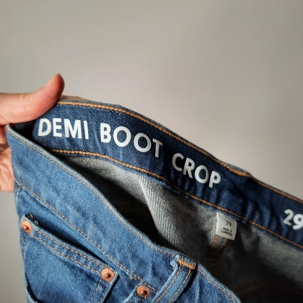 J. Crew Re-Imagined Lantern Wash Demi-Boot  Raw Hem Crop Jeans